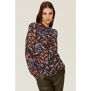 Peter Som x RTR Leaf Printed Top